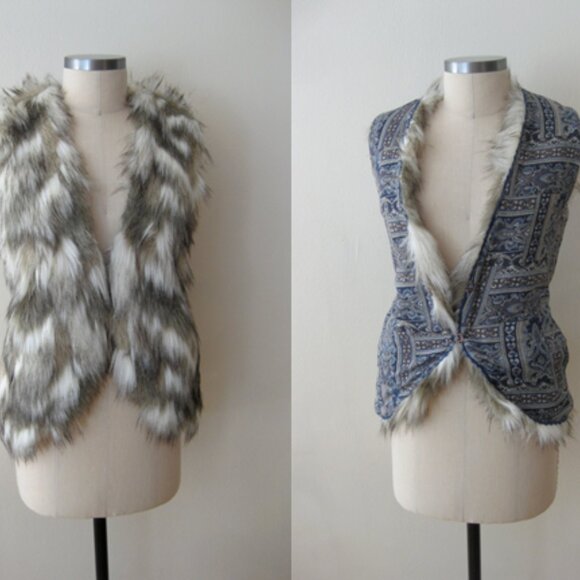 Free People Faux Fur vest - Picture 2 of 6